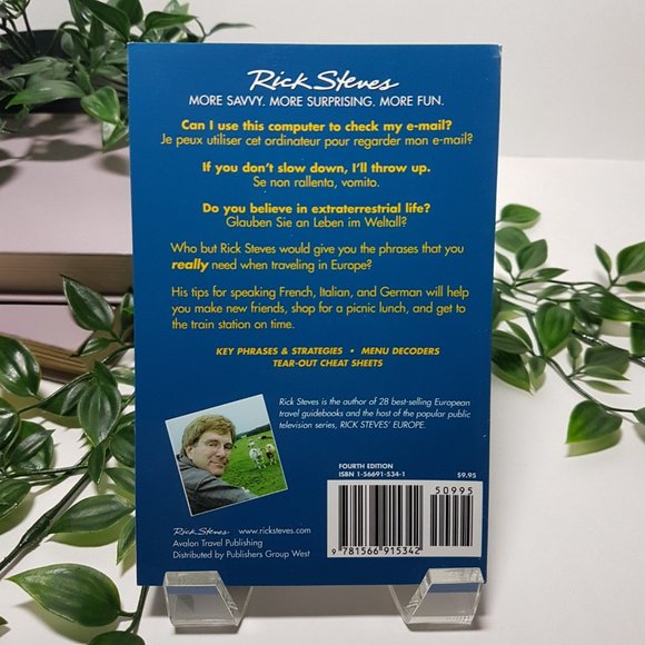 Book Rick Steves French Italian German Phrase Book Education Language Travel - Picture 5 of 8